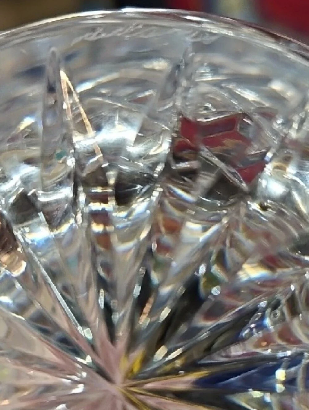 Vintage Kusak Glass Works Hand Cut Crystal Berlin Pattern Bohemian Vase, #2